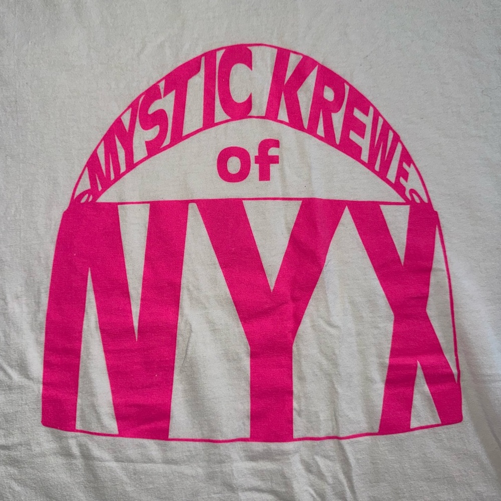 Mardi Gras Mystic Krewe Nyx Parade Graphic T-Shirt // White // Unisex XL - Picture 2 of 6